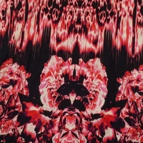 Gaultier Fuzzi Soleil swim coverup dress size small roses and fire - Picture 3 of 8